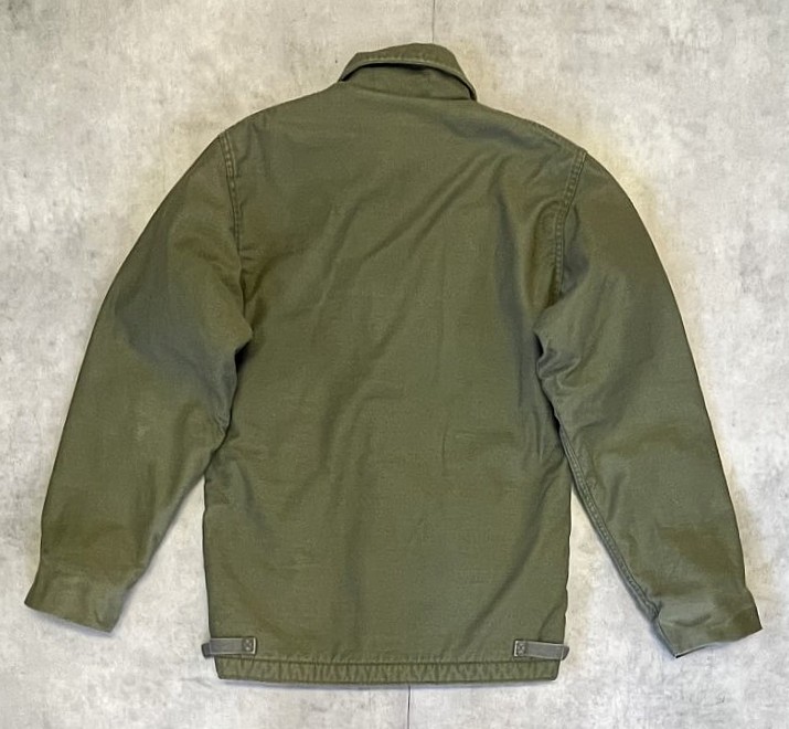 画像5: 80'S アメリカ軍 US NAVY "A-2" デッキジャケット ミリタリーグリーン (VINTAGE)