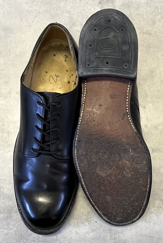 画像: 80'S アメリカ軍 US NAVY "CRADDOCK TERRY製" レザーソール サービスシューズ (VINTAGE)