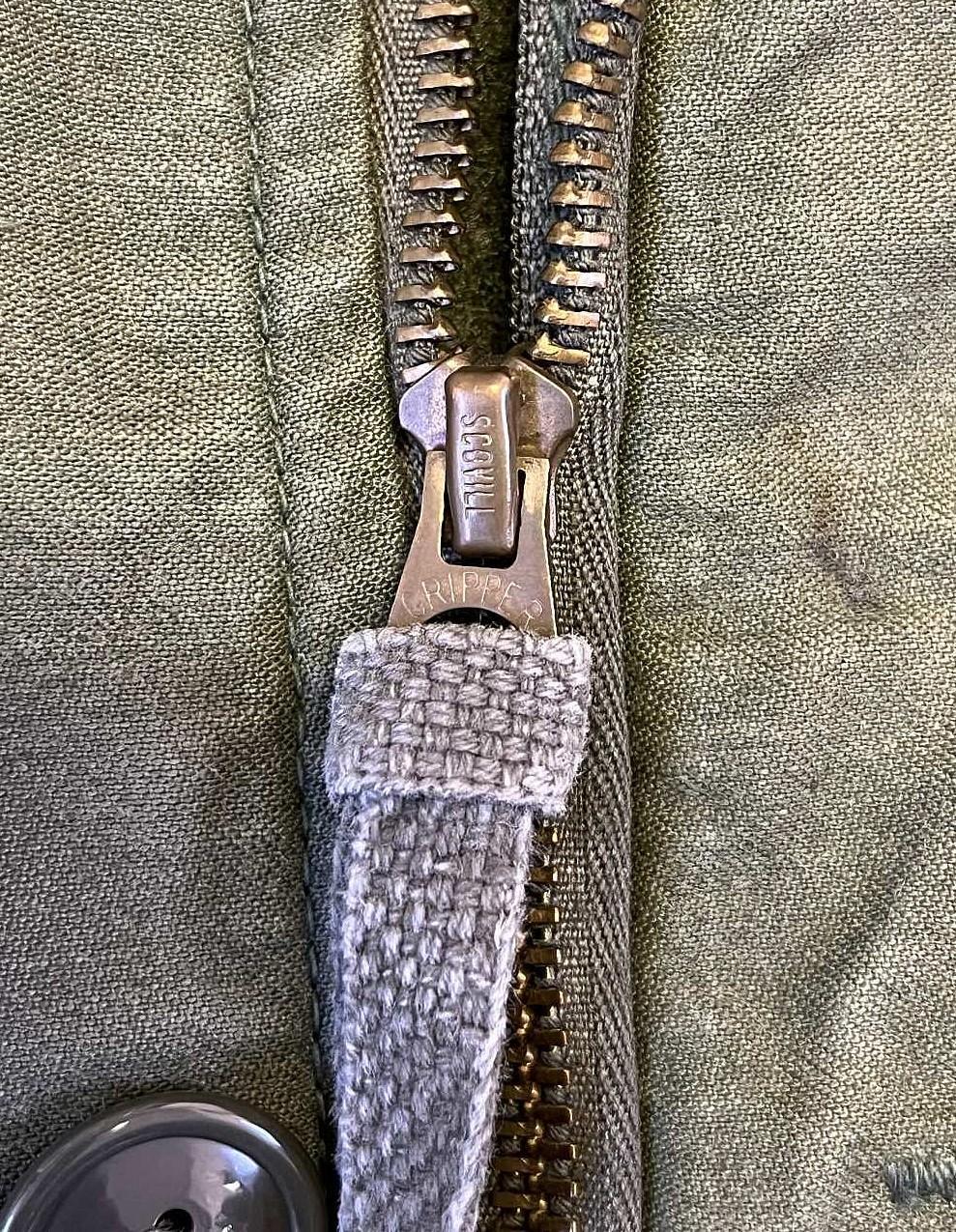 画像4: 80'S アメリカ軍 US NAVY "A-2" デッキジャケット ミリタリーグリーン (VINTAGE)