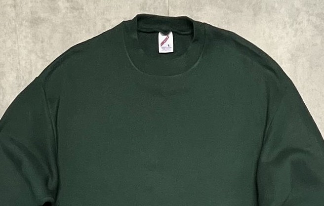 画像: 80'S JERZEES クルーネック スウェットシャツ グリーン USA製 (VINTAGE)