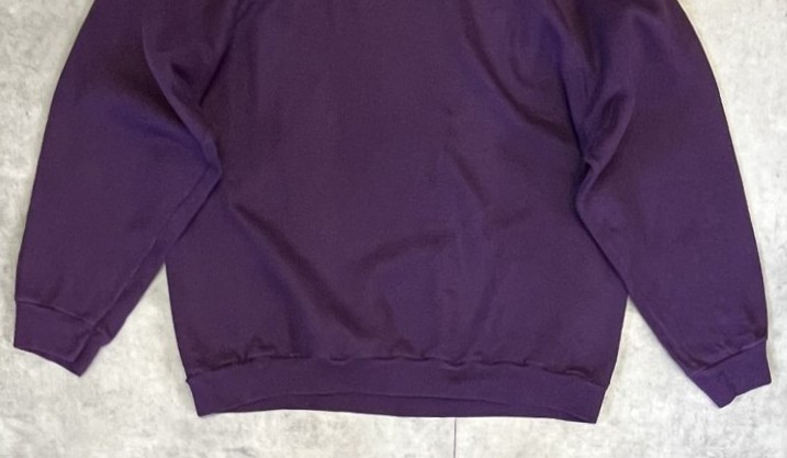 画像: 90'S TULTEX ラグランスリーブ スウェットシャツ グレープ USA製 (VINTAGE)