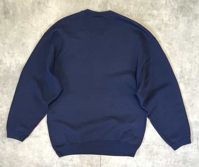 画像3: 90'S BVD クルーネック スウェットシャツ ネイビー USA製 (VINTAGE)