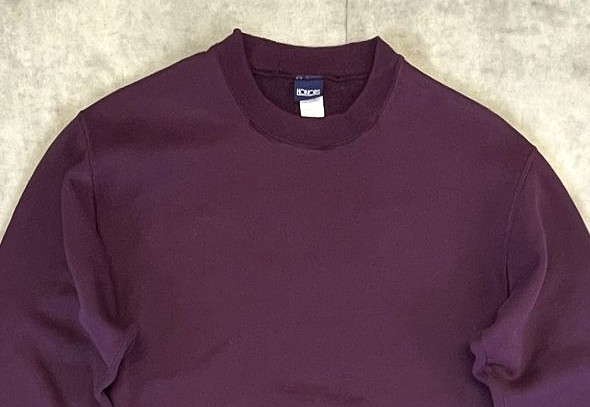 画像: 90'S HONORS クルーネック スウェットシャツ ワインレッド USA製 (VINTAGE)