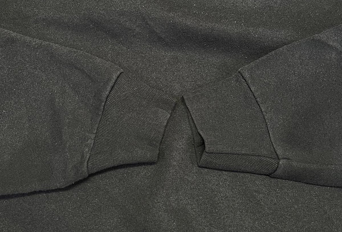 画像: 90'S FRUIT OF THE LOOM ラグランスリーブ スウェットシャツ ブラック USA製 (VINTAGE)