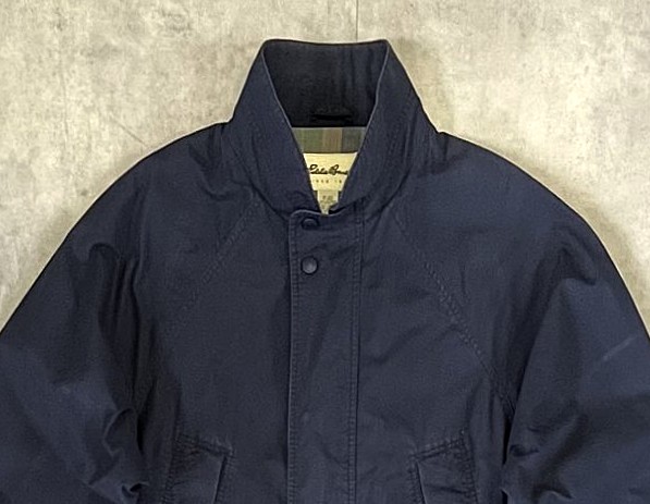 画像: 90'S EDDIE BAUER 白タグ コットン ドリズラージャケット ネイビー (VINTAGE)