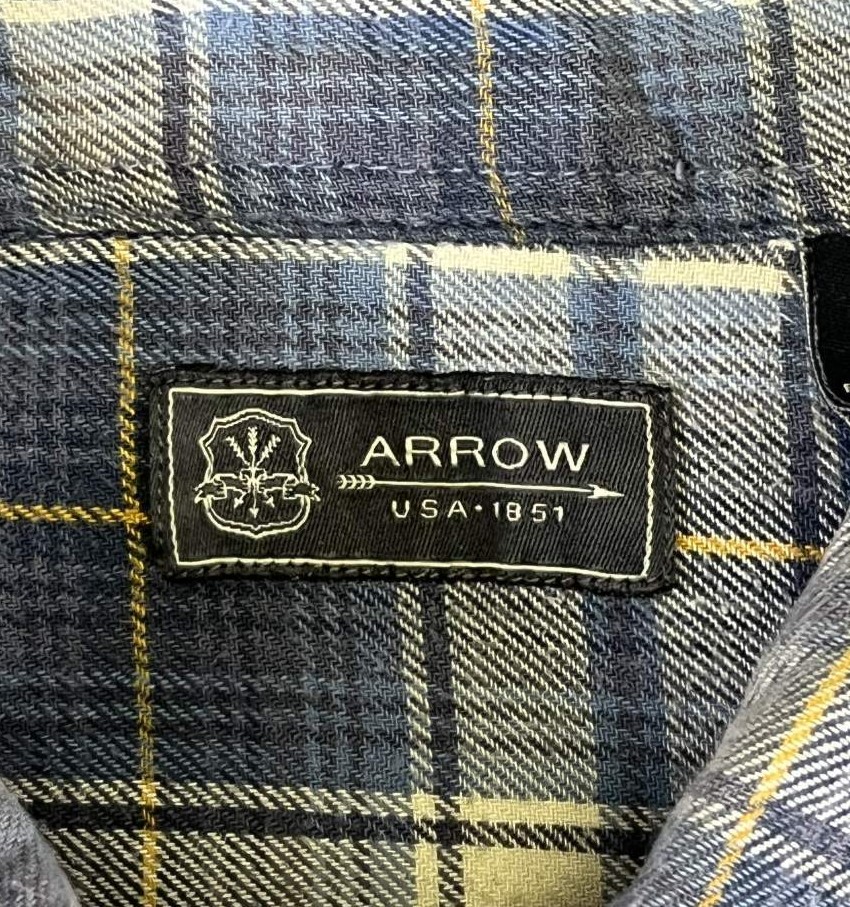 画像2: 00'S ARROW ライトフランネル BDシャツ チェック柄 (VINTAGE)