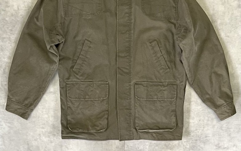 画像: 00'S ORVIS 襟コーデュロイ ハンティングジャケット オリーブ (VINTAGE)