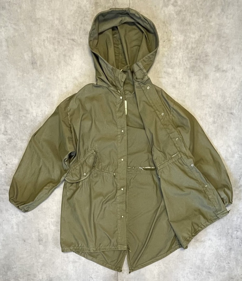 画像3: 80'S アメリカ軍 US ARMY コットン スノーカモパーカー 後染めオリーブ (VINTAGE)