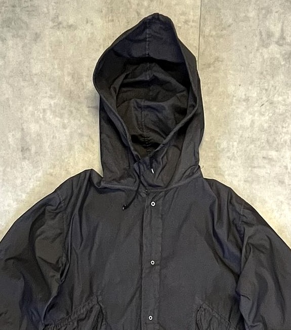 画像: 80'S アメリカ軍 US ARMY コットン スノーカモパーカー 後染めブラック (VINTAGE)