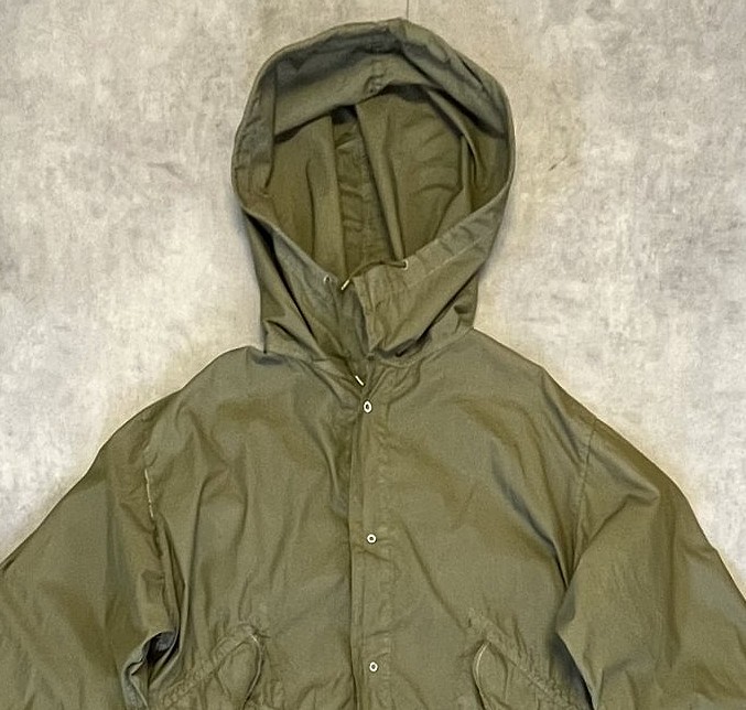 画像: 80'S アメリカ軍 US ARMY コットン スノーカモパーカー 後染めオリーブ (VINTAGE)