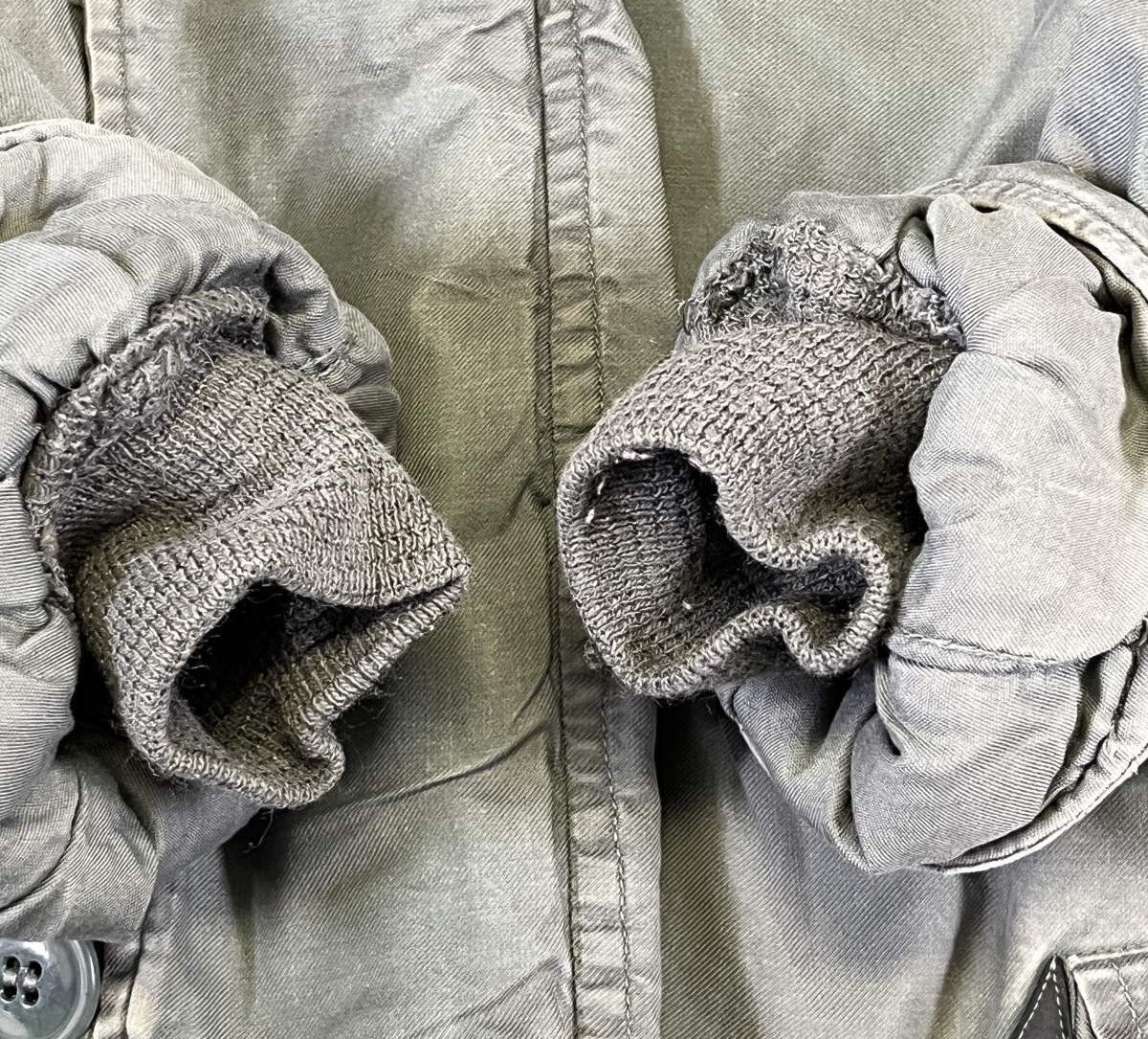 画像: 70'S アメリカ軍 USAF "CWU-8/P" 後期モデル ラビットパーカー セージグリーン (VINTAGE) 