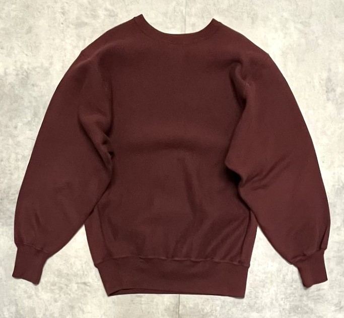 画像5: 90'S CHAMPION "BOSTON COLLEGE" 刺繍タグ リバースウィーブ ダークバーガンディ メキシコ製 (VINTAGE)