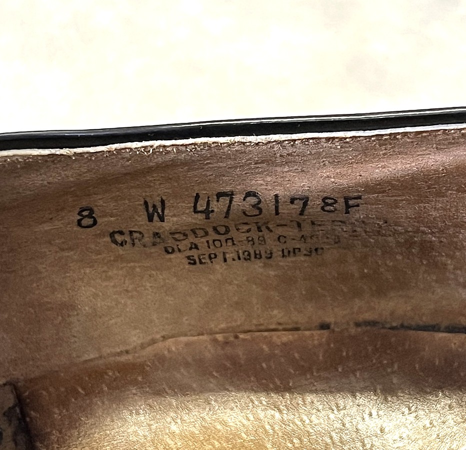 画像: 80'S アメリカ軍 US NAVY "CRADDOCK TERRY製" ラバーソール サービスシューズ (VINTAGE)