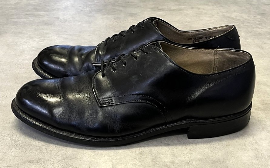 画像2: 90'S アメリカ軍 US NAVY "WOLVERINE WORLD WIDE INC製" ラバーソール サービスシューズ (VINTAGE)