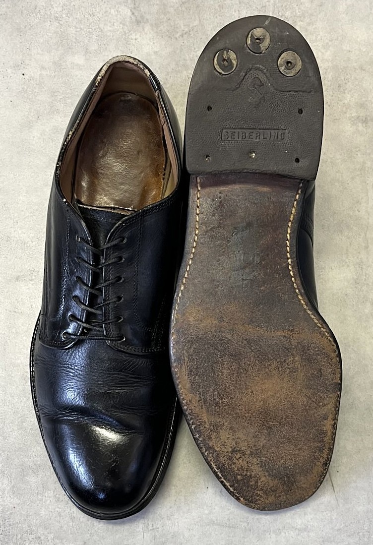 画像: 50'S アメリカ軍 US NAVY "SPORTWELT SHOE CO製" 6アイレット レザーソール サービスシューズ (VINTAGE)