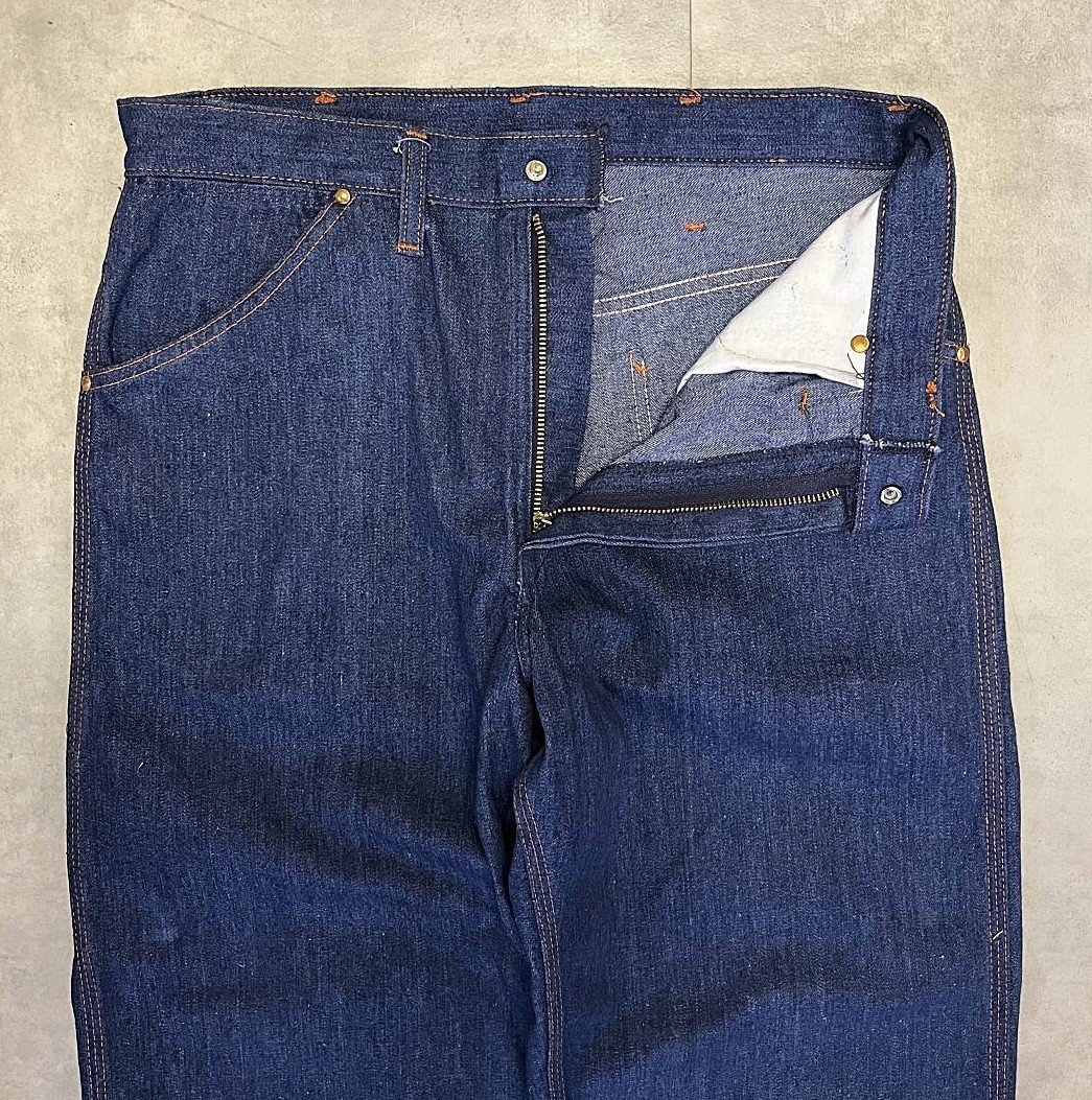 画像: 70'S BIG MAC トップスナップボタン デニム ペインターパンツ インディゴ SCOVILLジップ (MINT CONDITION)