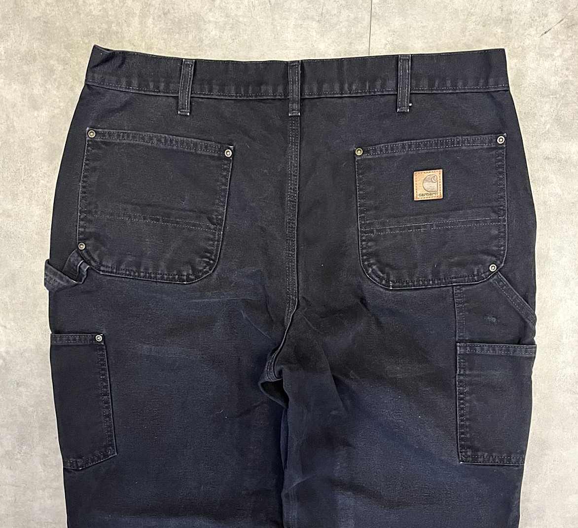 画像: CARHARTT ダブルニー ダック ペインターパンツ ブラック W38L30 (VINTAGE)