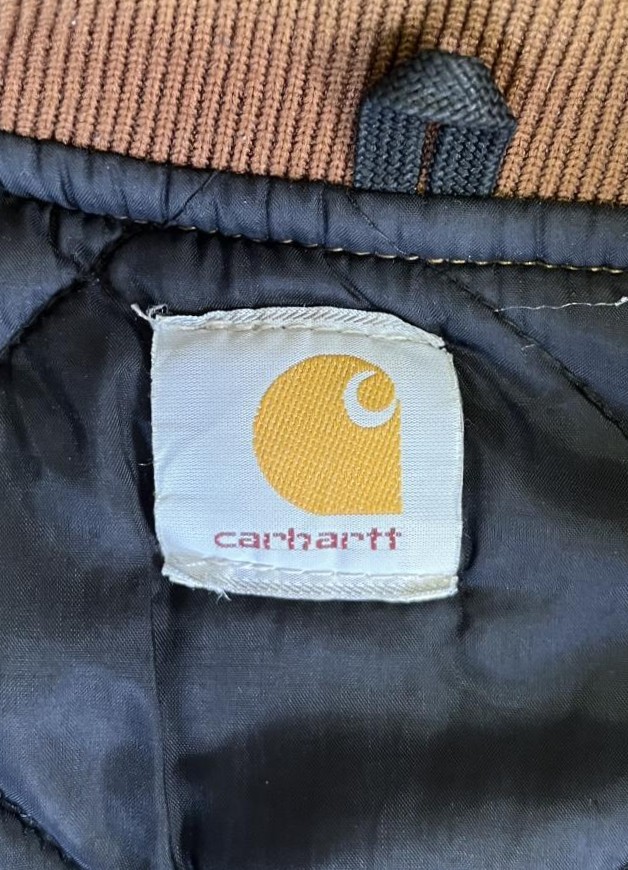 画像2: CARHARTT 裏地キルティング ダックベスト フェードブラウン (VINTAGE)