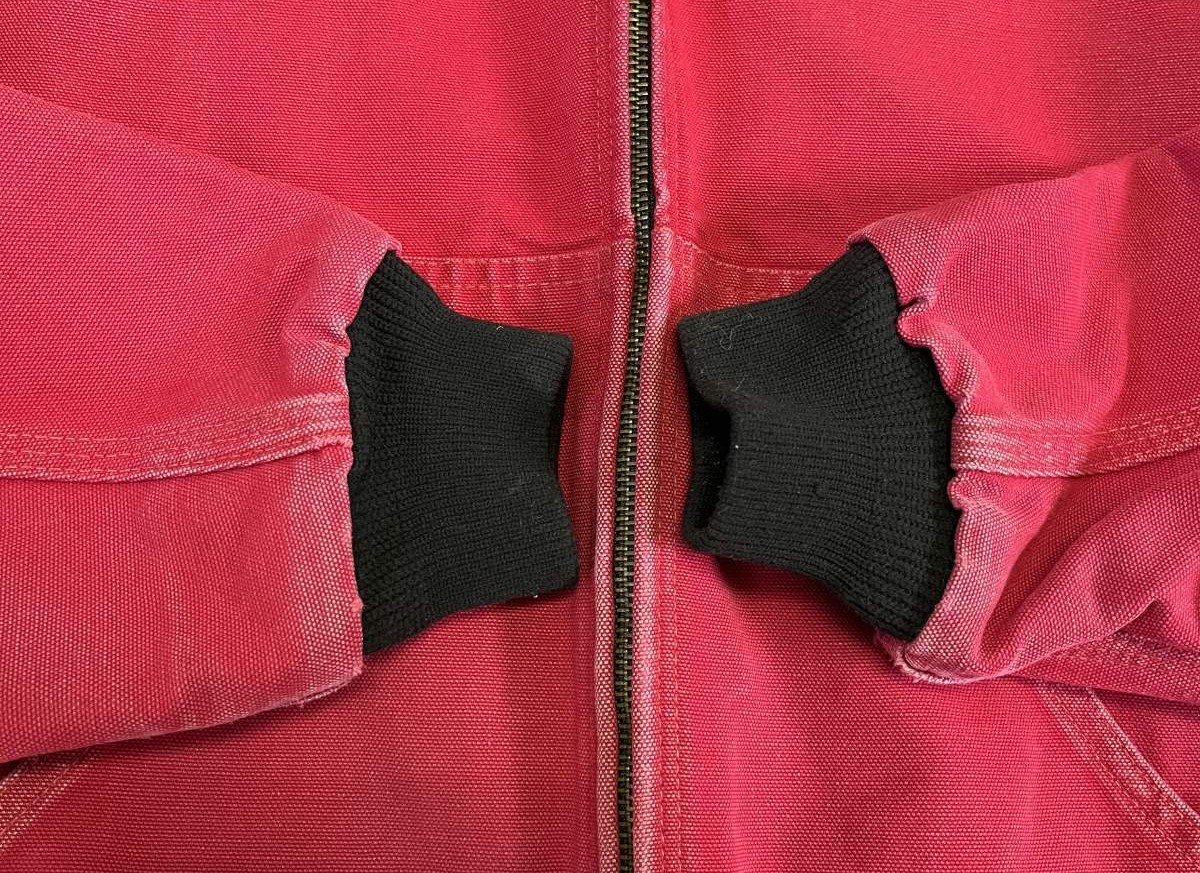 画像: 90'S CARHARTT 裏地サーマル アクティブジャケット レッド (VINTAGE)