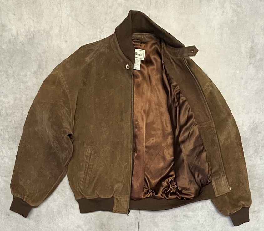 画像3: 90'S LL Bean チンスト付き レザー ドリズラージャケット ブラウン (MINT CONDITION)