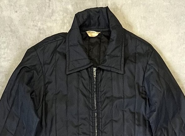 画像: 70'S BIG MAC 三角タグ キルティングジャケット PRIDEアルミジップ ブラック (VINTAGE) 