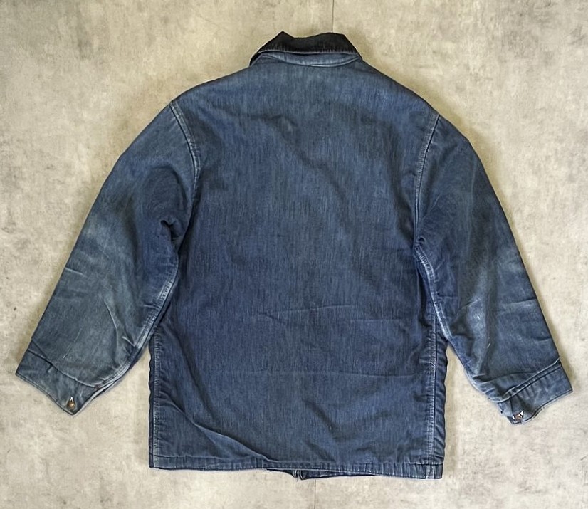 画像4: 70'S BIG MAC 裏地ブランケット デニム カバーオール インディゴ USA製 (VINTAGE)