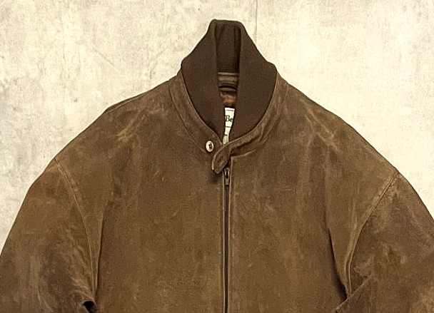 画像: 90'S LL Bean チンスト付き レザー ドリズラージャケット ブラウン (MINT CONDITION)