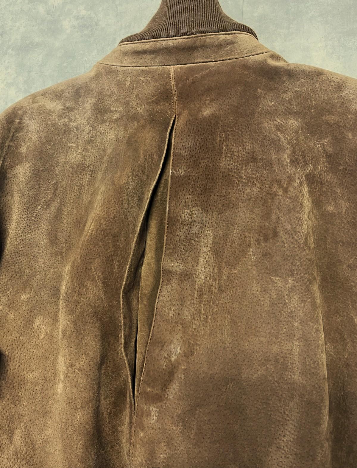 画像5: 90'S LL Bean チンスト付き レザー ドリズラージャケット ブラウン (MINT CONDITION)