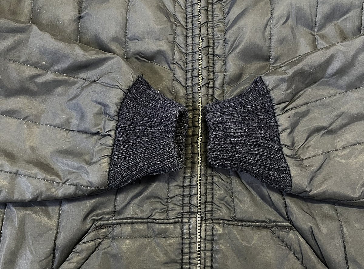 画像: 70'S BIG MAC 三角タグ キルティングジャケット PRIDEアルミジップ ブラック (VINTAGE) 