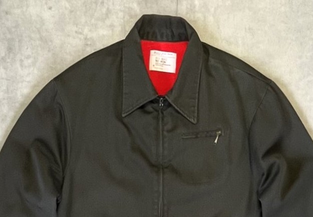 画像: 70'S BIG MAC 裏地ボア付き ワークジャケット ダークオリーブ TALONジップ (VINTAGE)