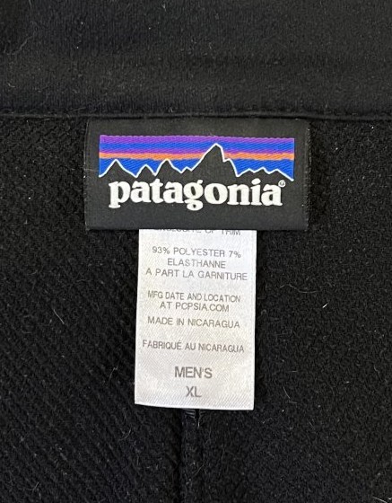 画像2: PATAGONIA 裏地POLARTEC WINDBLOCK ソフトシェルジャケット ブラック 企業コラボ (VINTAGE)
