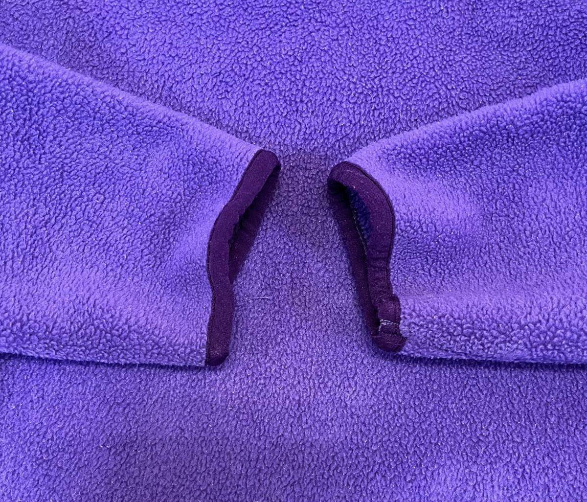 画像: 80'S PATAGONIA 旧タグ 前V ガゼット付き クルーネック フリース パープル (VINTAGE)