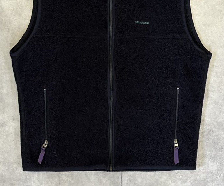 画像: 90'S PATAGONIA "SYNCHILLA" フルジップ フリースベスト ブラック USA製 (VINTAGE)