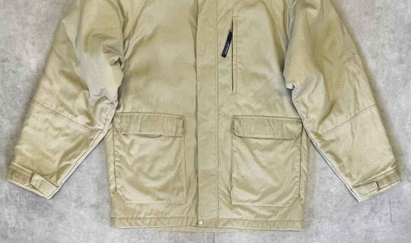 画像: 01'S PATAGONIA "ESCAPE JACKET" 裏地フリース スタンドカラー ナイロンジャケット ベージュ (VINTAGE)