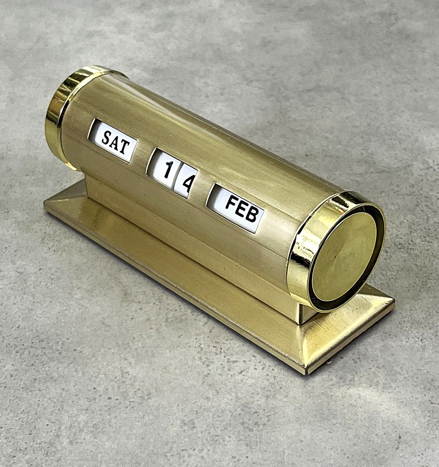 画像5: PARK SHERMAN ブラス製 デスクトップ パーペチュアルカレンダー (DEADSTOCK)