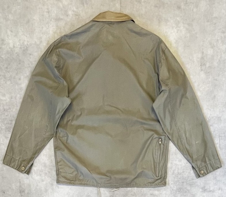 画像5: 90'S RALPH LAUREN チンスト付き ポプリン ハンティングジャケット カーキ (VINTAGE)