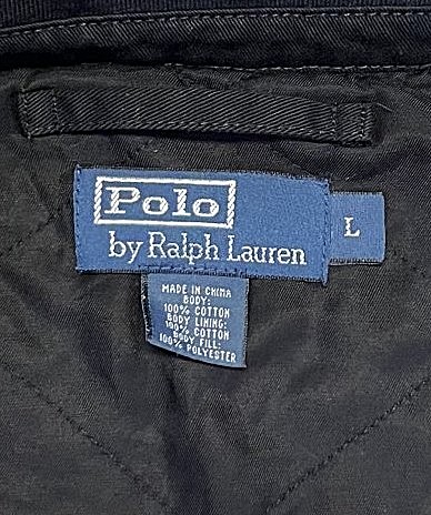 画像2: 90'S RALPH LAUREN "A-2" フライトジャケット IDEALジップ ブラック (VINTAGE)