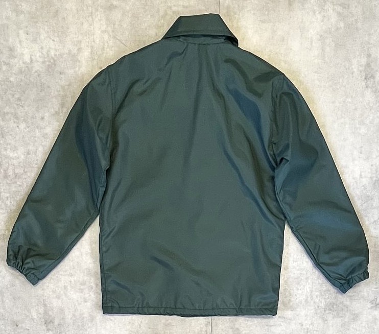 画像4: 80'S LL Bean チンスト付き ナイロン コーチジャケット ダークグリーン USA製 (DEADSTOCK)