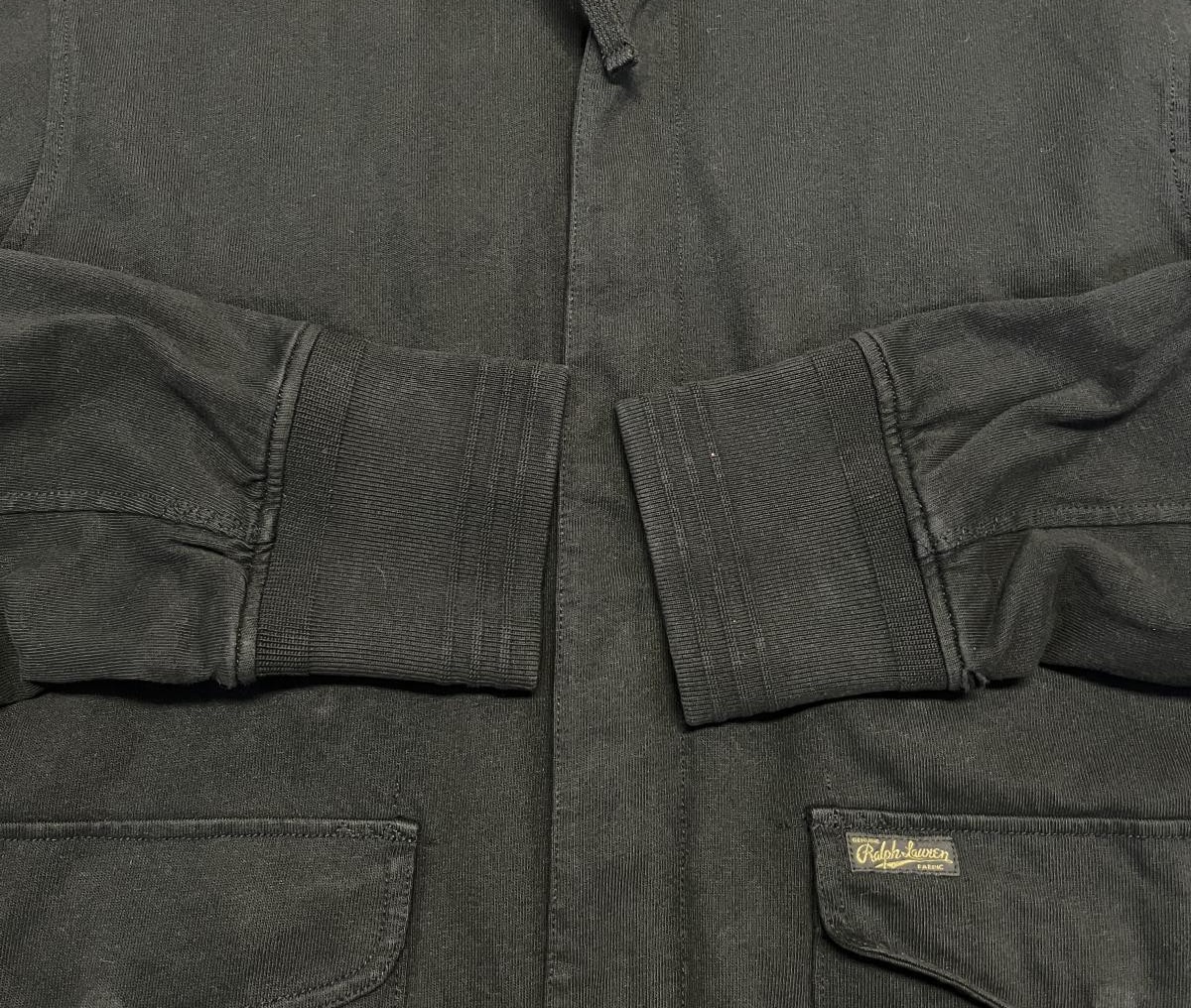 画像: 90'S RALPH LAUREN "A-2" フライトジャケット IDEALジップ ブラック (VINTAGE)