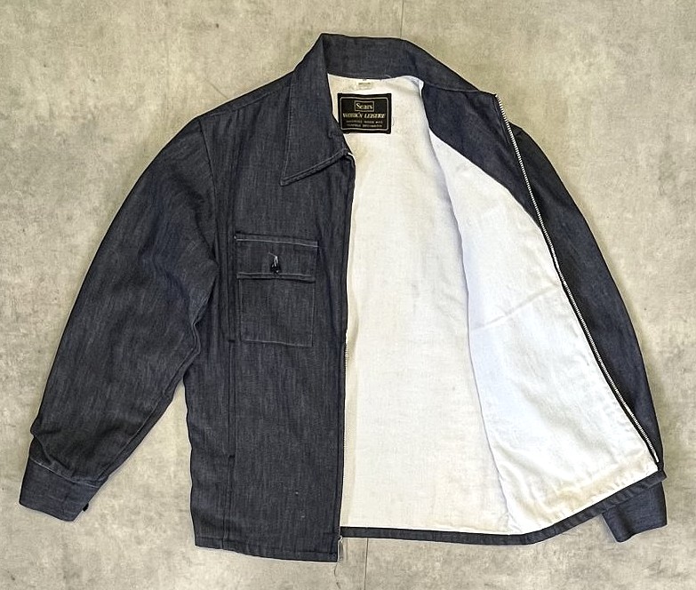 画像3: 70'S SEARS "WORK'N LEISURE" デニム ワークジャケット インディゴ (VINTAGE)