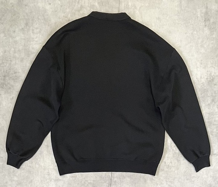 画像4: 80'S JERZEES "MARTHA'S VINEYARD" スウェット カーディガン ブラック USA製 (VINTAGE)