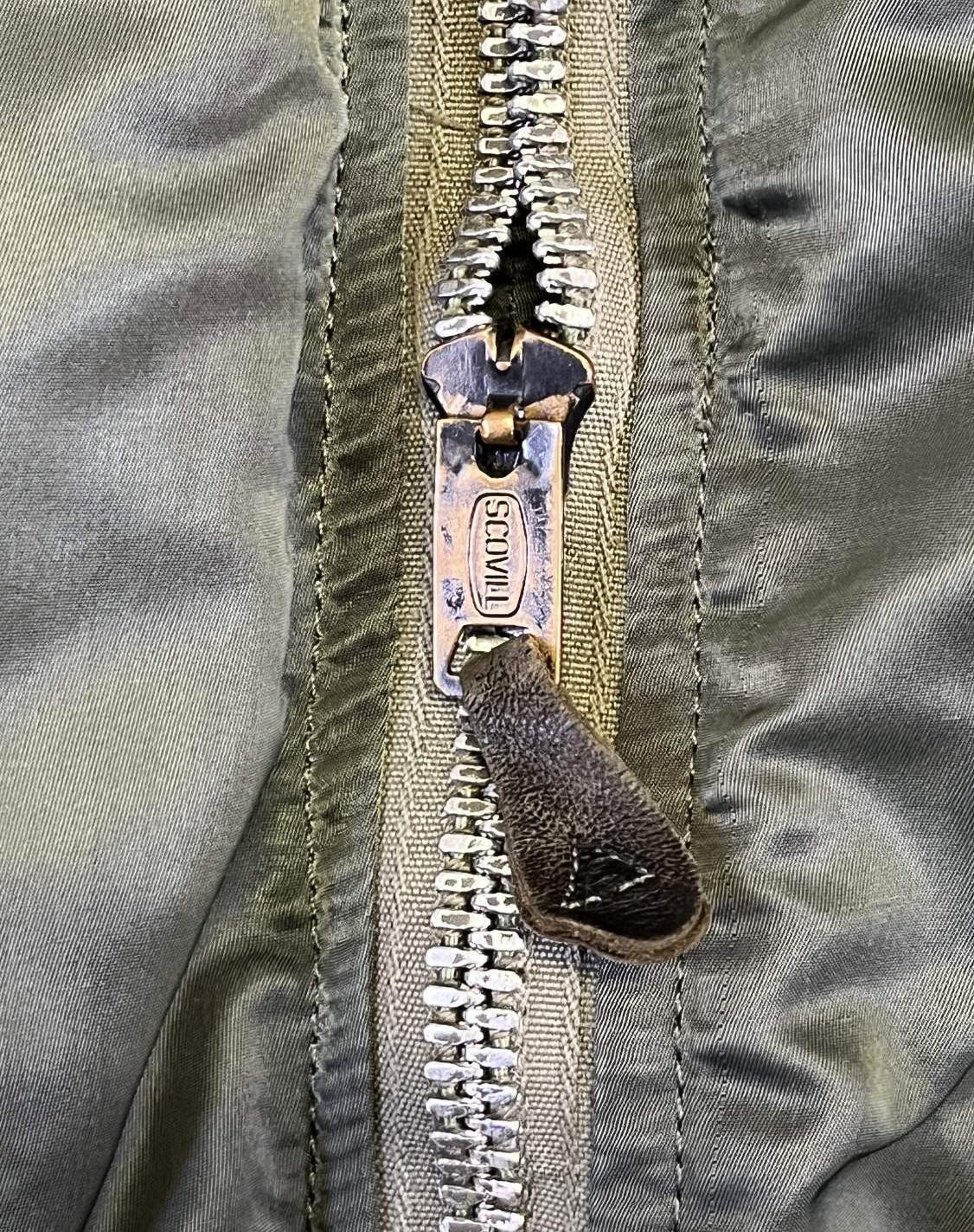 画像4: 70'S アメリカ軍 USAF "MIL-J-8279E" MA-1 フライトジャケット SCOVILLジップ (VINTAGE) 