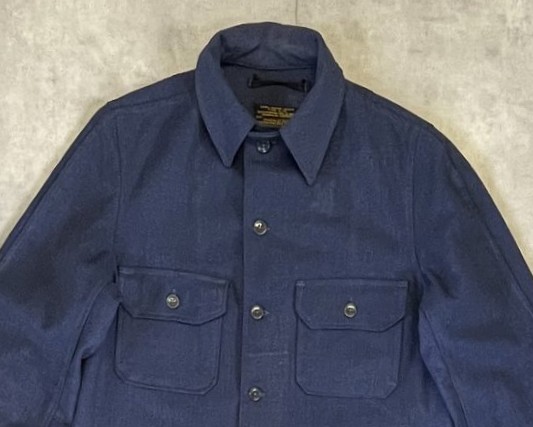 画像: 50'S アメリカ軍 USAF "A-1A" 黒タグ 4ポケット ウールジャケット エアフォースブルー (VINTAGE)