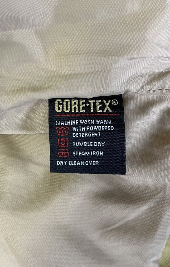 画像3: 90'S 10X 裏地付き ゴアテックス レインパーカー タン (VINTAGE)