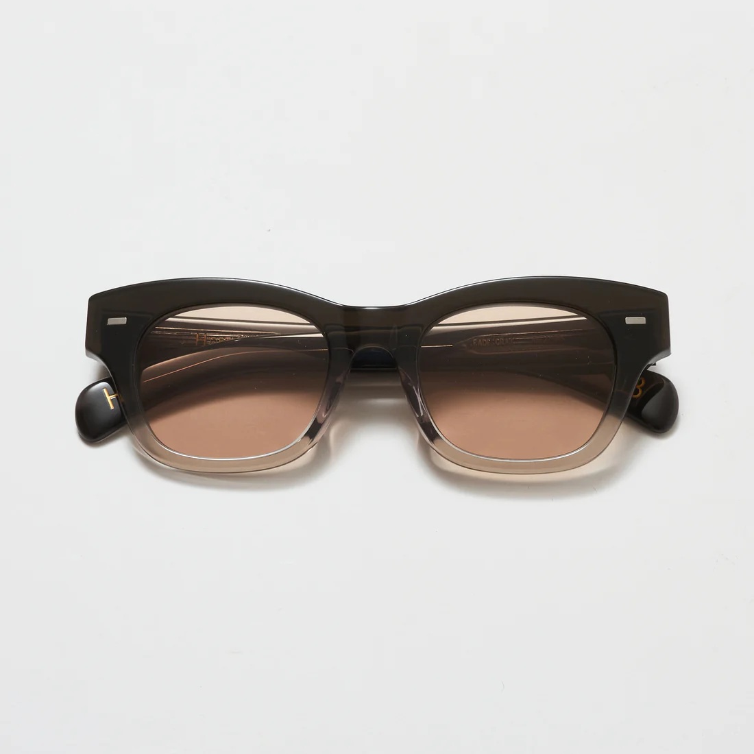 画像2: H OPTICAL "H-13" サングラス フェードグレー/ミッドブラウンレンズ (NEW)