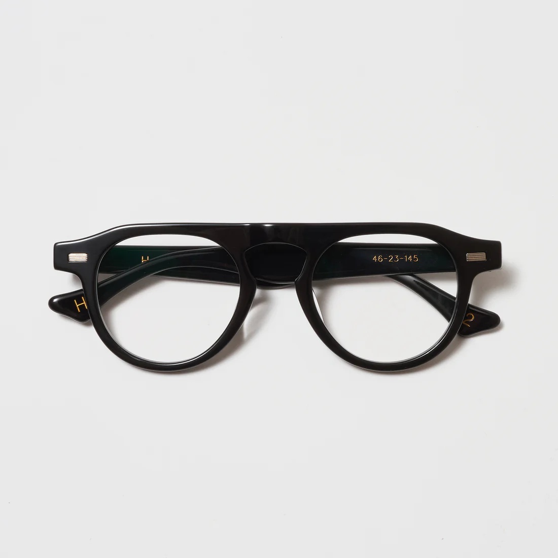 画像2: H OPTICAL "H-12" アイウェア ブラック/クリアレンズ (NEW)