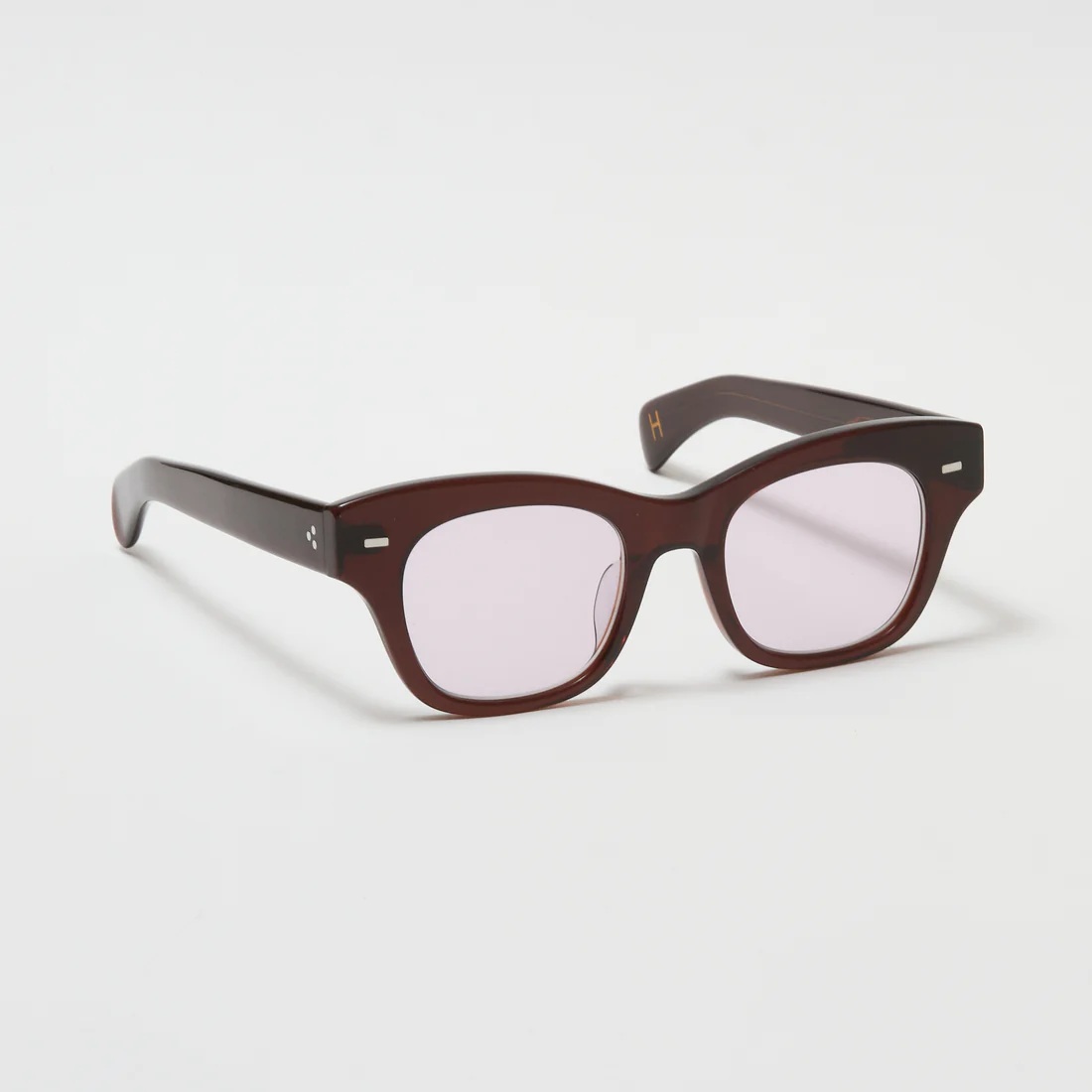 画像3: H OPTICAL "H-13" サングラス ブラウン/ライトグレーレンズ (NEW)