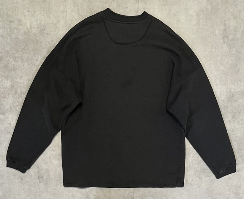 画像4: 90'S RUSSELL ATHLETIC ヘンリーネック スウェットシャツ ブラック USA製 (VINTAGE)