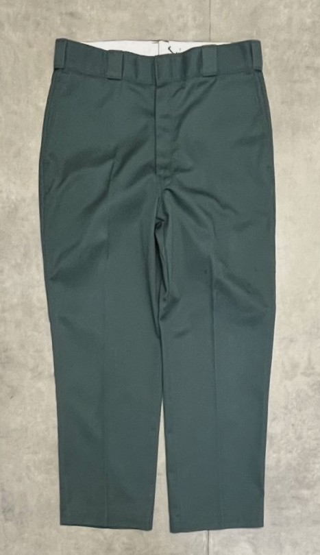 画像3: 80'S DICKIES 874 チビタグ ワークパンツ ダークグリーン W36L29 USA製 (VINTAGE)