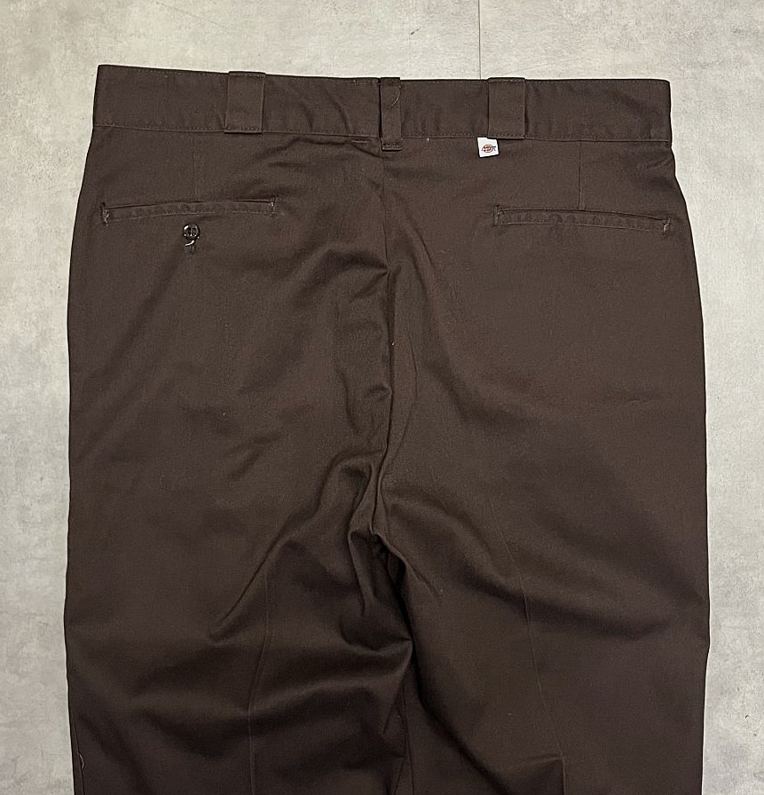 画像: 80'S DICKIES 874 チビタグ ワークパンツ ブラウン W38L30 USA製 (VINTAGE)